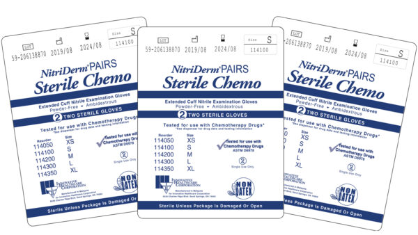 NitriDerm Nitrile Chemo Gloves Pairs