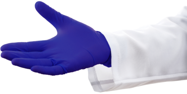 Pulse Logic Nitrile Exam Gloves Cobalt Blue