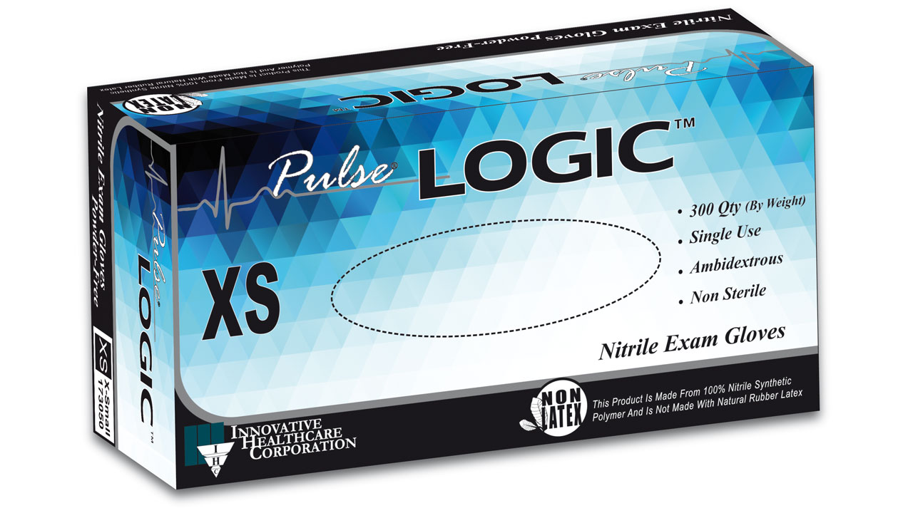 Pulse Logic Nitrile Gloves 300BX